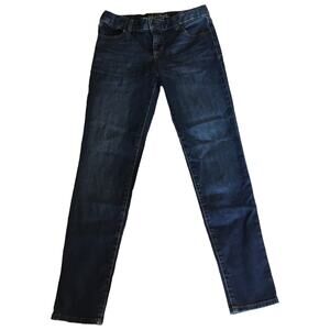 Gap Kids Jeans Dark Wash Adjustable Waist Super Skinny Stretchy Girls Size 12